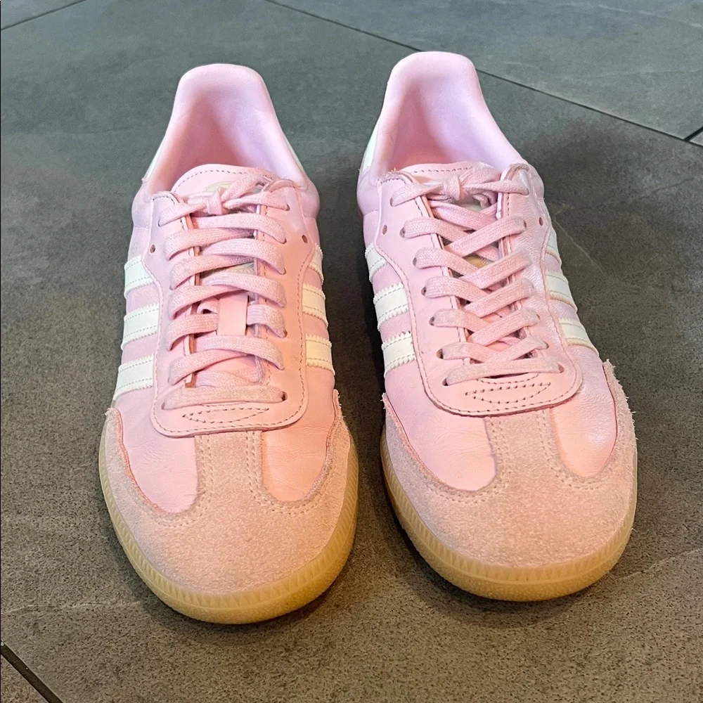 Adidas youth size 6 Pink Sambas in original box - Picture 7 of 15